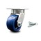 Service Caster 4 Inch Kingpinless Solid Poly Wheel Swivel Caster with Swivel Lock SCC SCC-KP30S420-SPUR-BSL - alternate 4